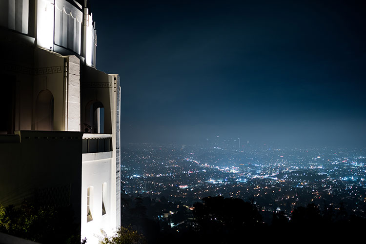 Skyline view of Las Angeles