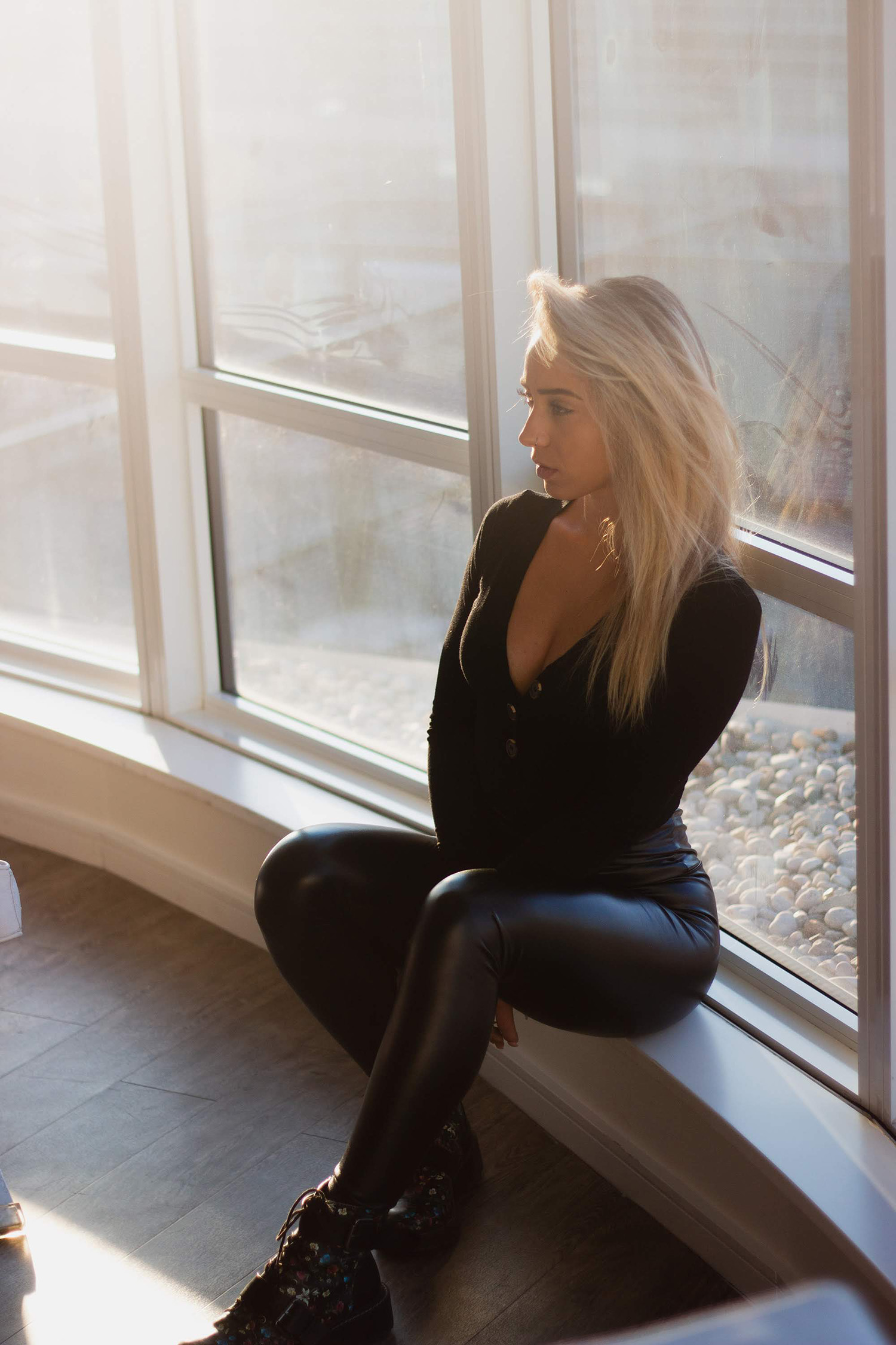 Boots fall fashion photoshoot modeling