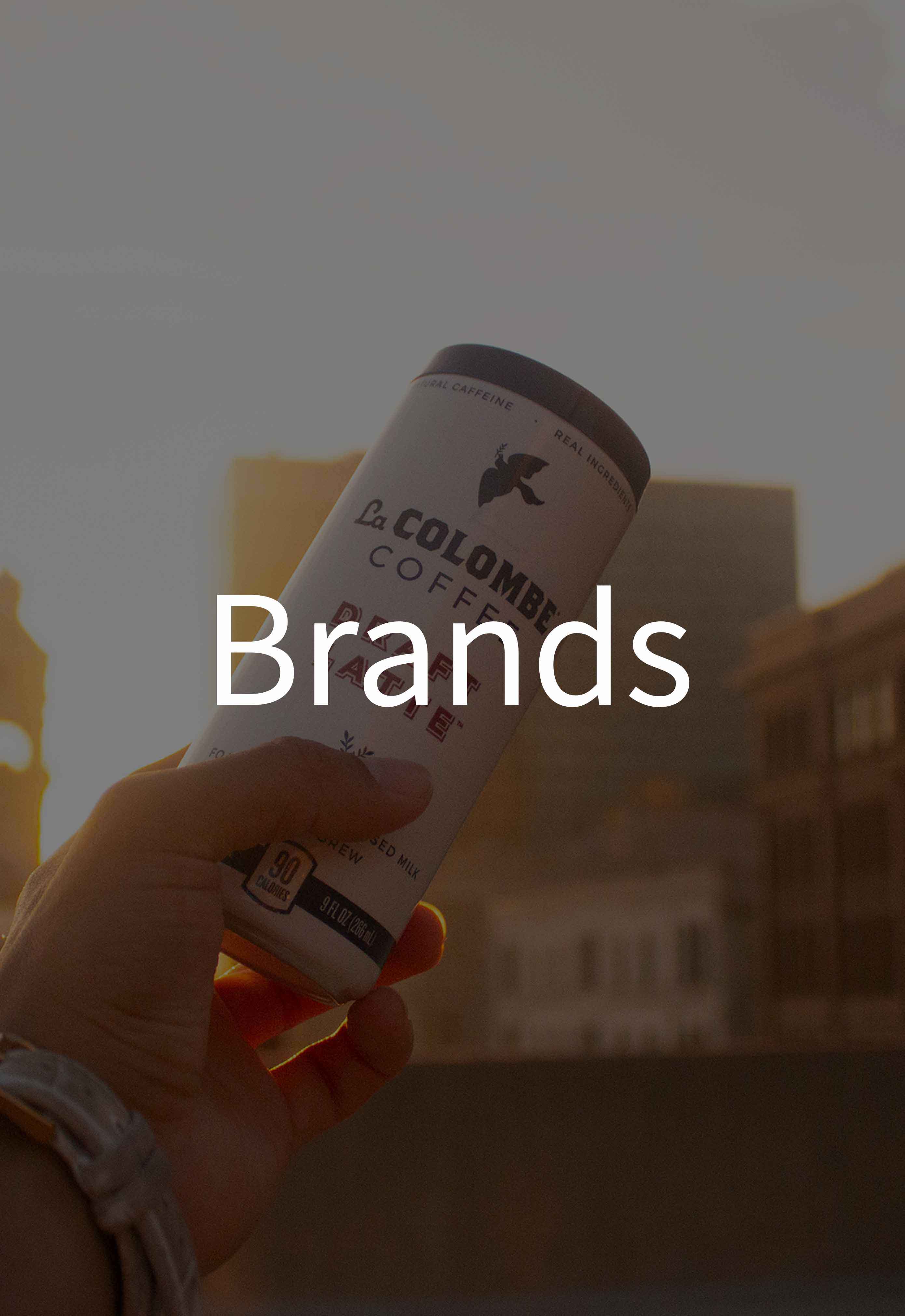 La Columbe Coffee  in the air