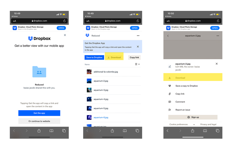How to download photograph photos
