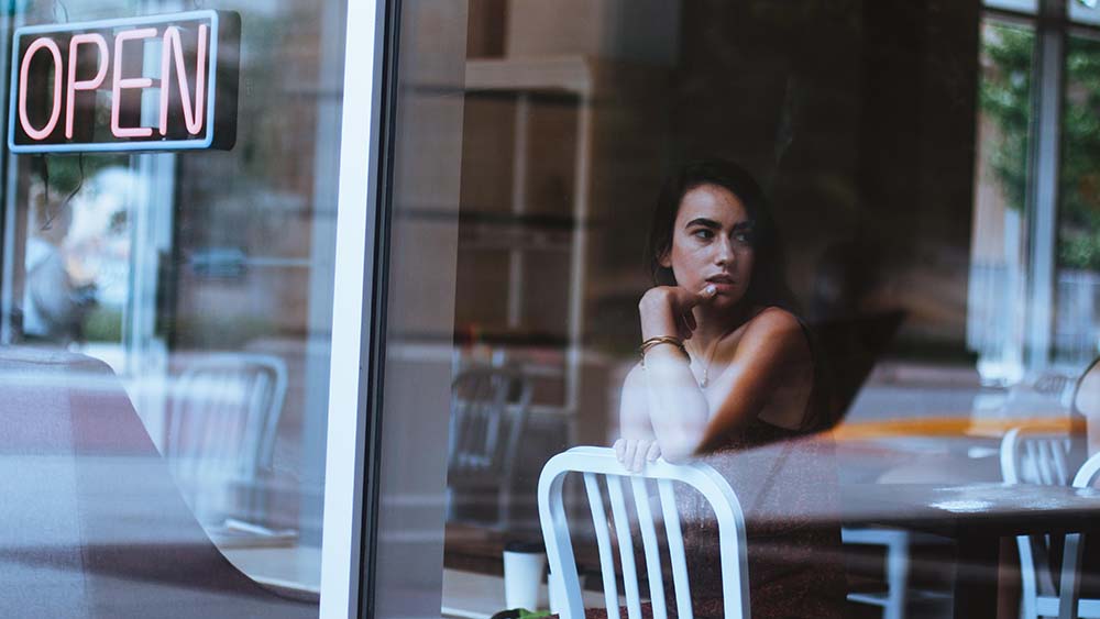 Model Smiling in Urban Enviornment