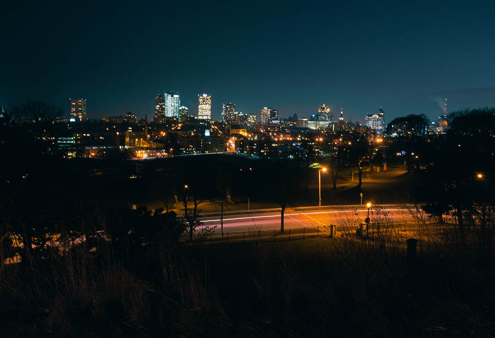 Milwaukee Wisconsin, cityscape print